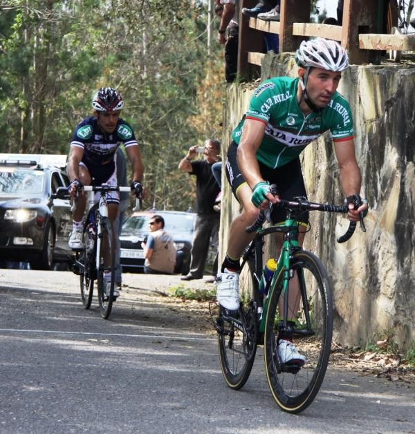 Davide Mucelli and David de la Fuente in the break