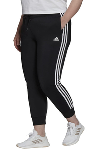 adidas Women&#39;s Essentials Fleece Tapered Cuff Pants $45 $28 at Amazon