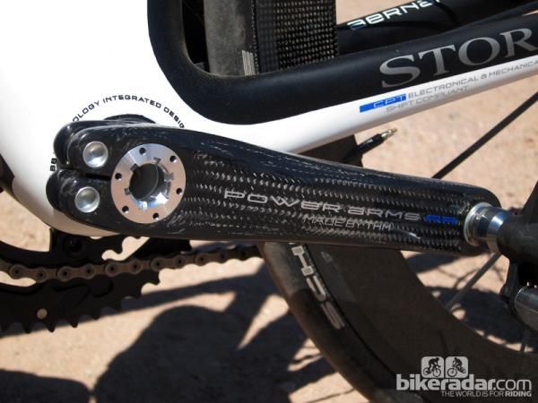 The pinch bolt clamp of the Storck Powerarms has been slimmed down relative to previous versions.