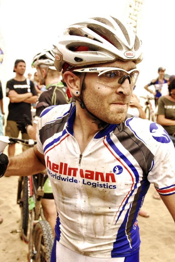 A racer after the final day.