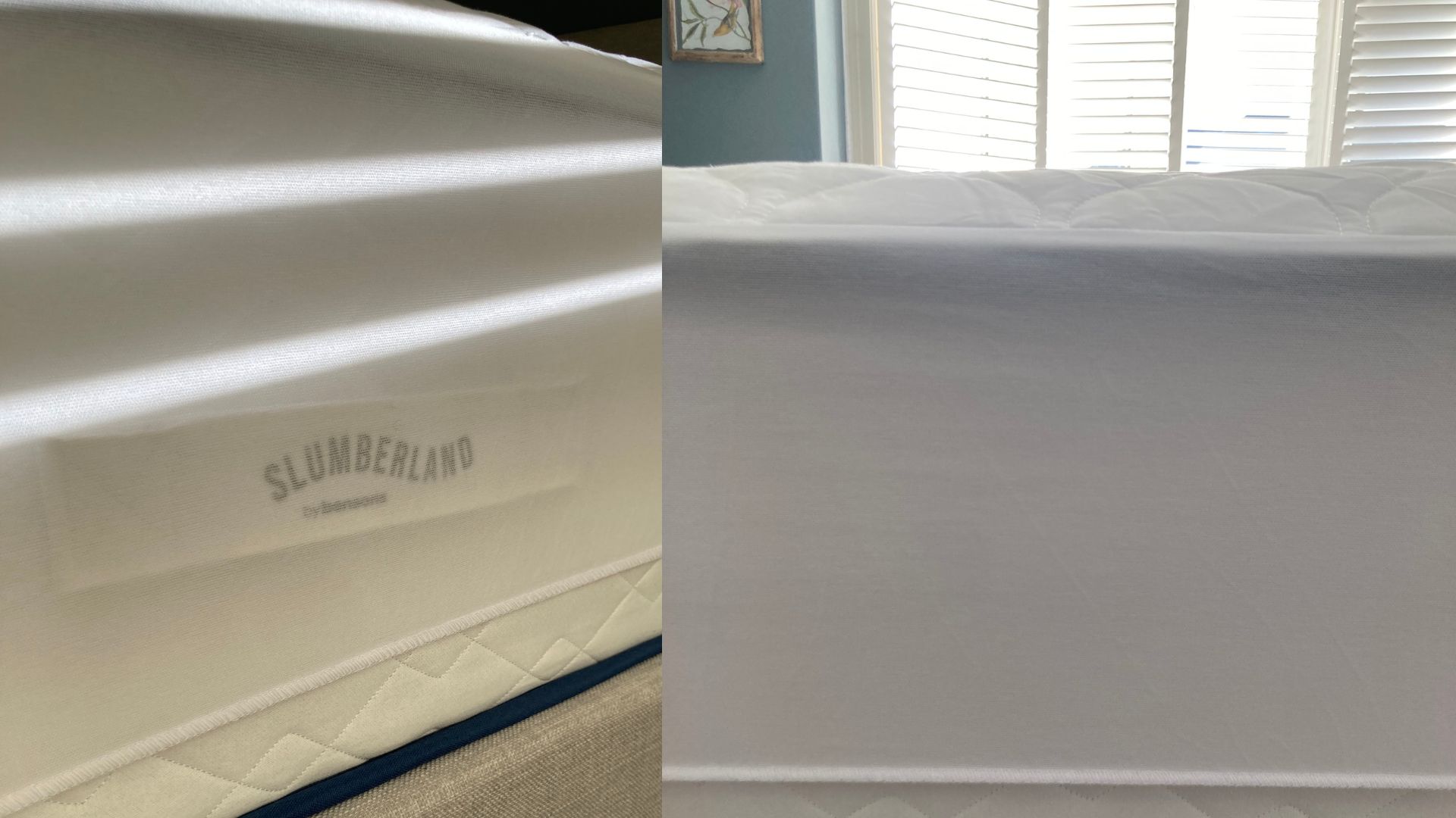 M&amp;amp;S Fresh &amp;amp; Cool Mattress Protector on our tester, Linda's bed