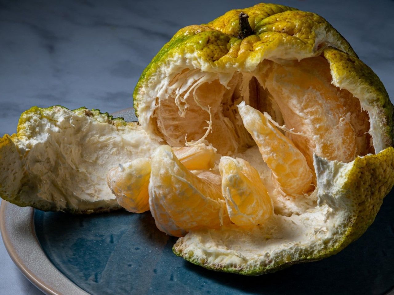 Opened Up Ugli Fruit