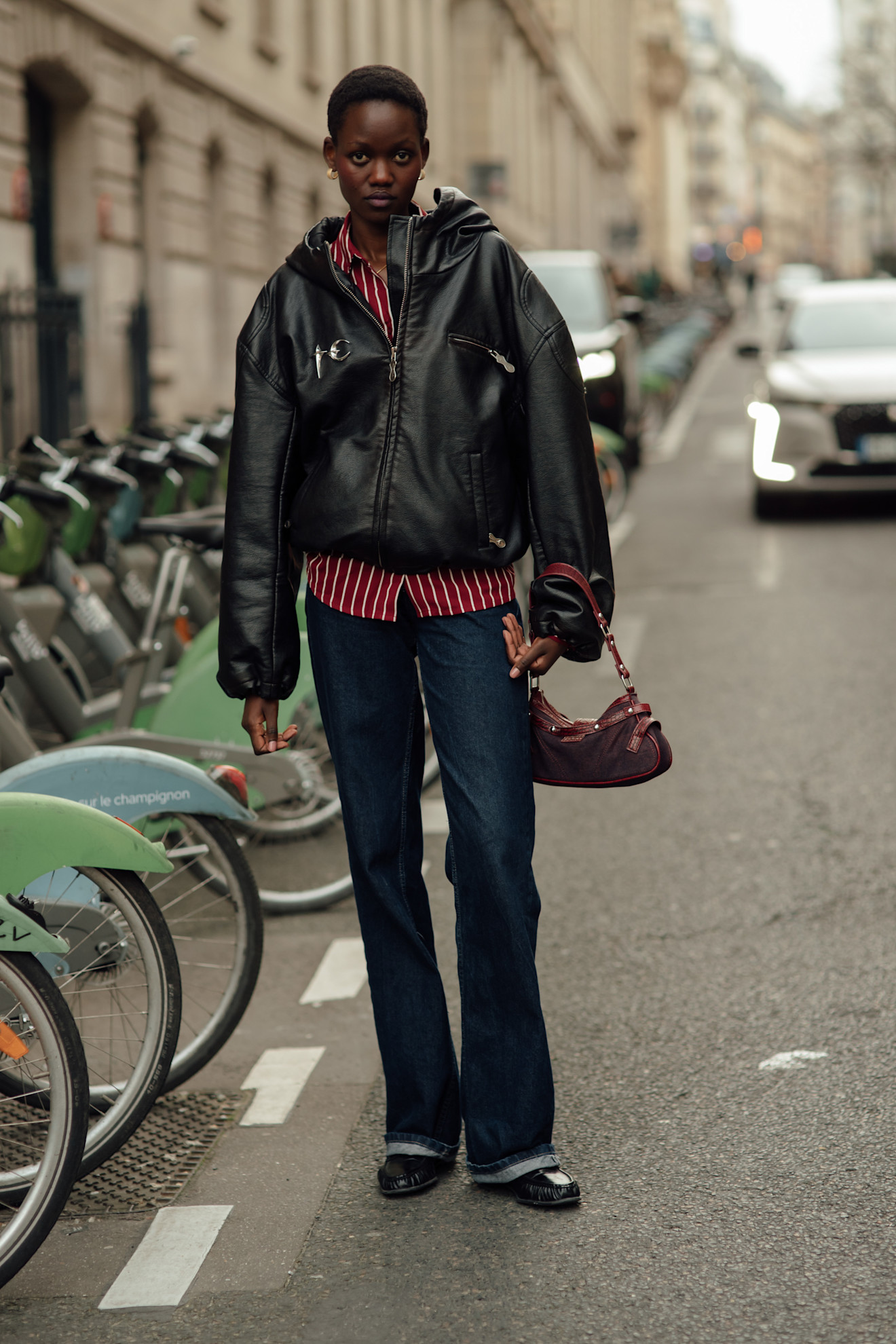 Paris Fashion Week Street Style Bootcut jeans
