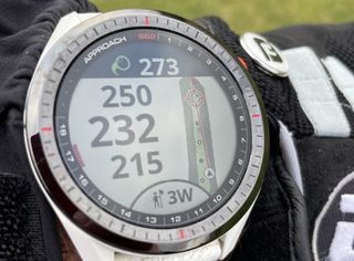 Garmin Approach S62 GPS golf watch at Royal Birkdale