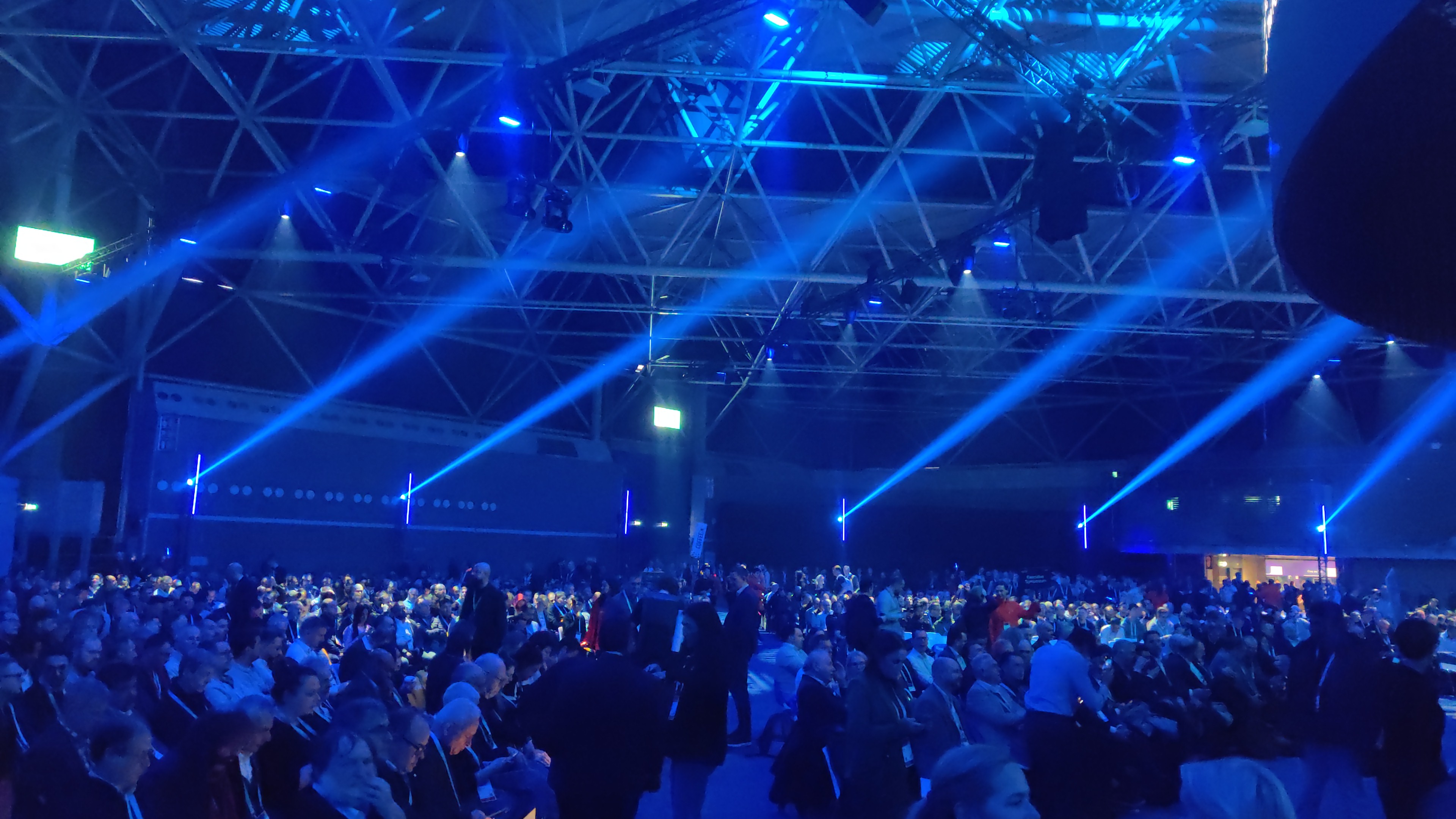 CISCO live emea keynote arena filling up