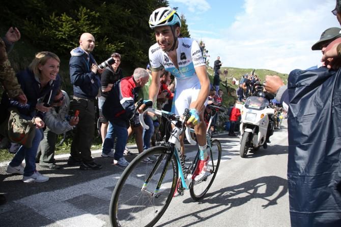 Fabio Aru (Astana Pro Team) in action