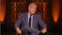 Andy Cohen hosting Traitors reunion