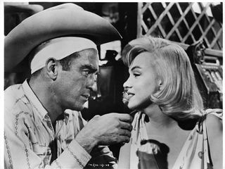 Marilyn Monroe and Montgomery Clift starred together in The Misfits