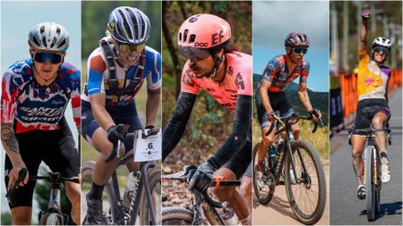 A collage of the top gravel racers in the US