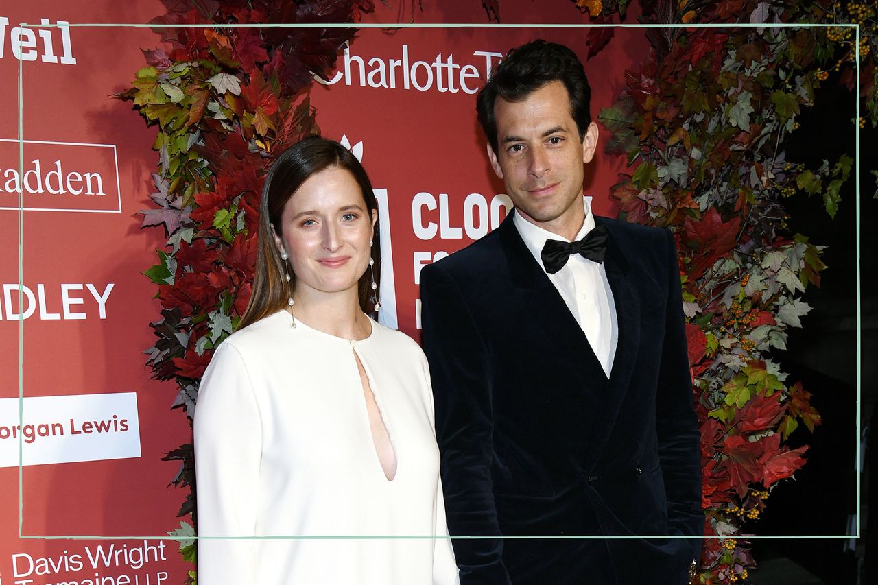 Grace Gummer and husband Mark Ronson on red carpet