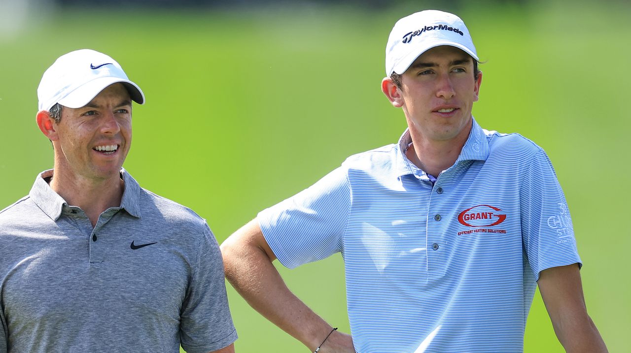 Rory McIlroy and Tom McKibbin