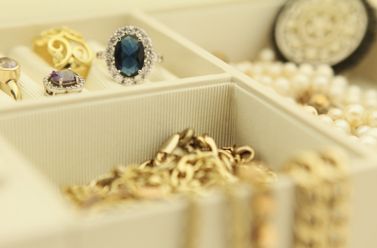 Jewelry in a box