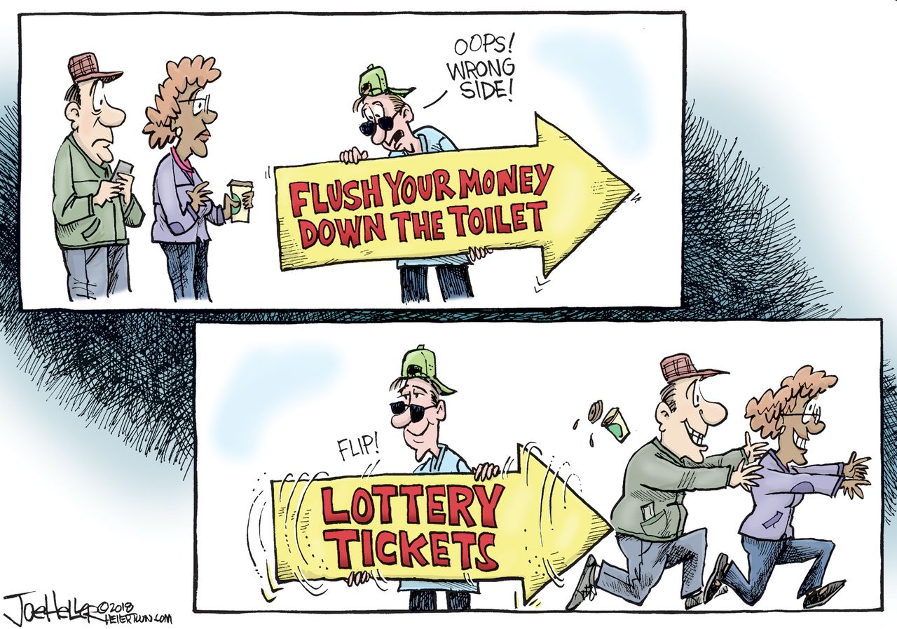 U.S. Mega million lottery flush money down toilet