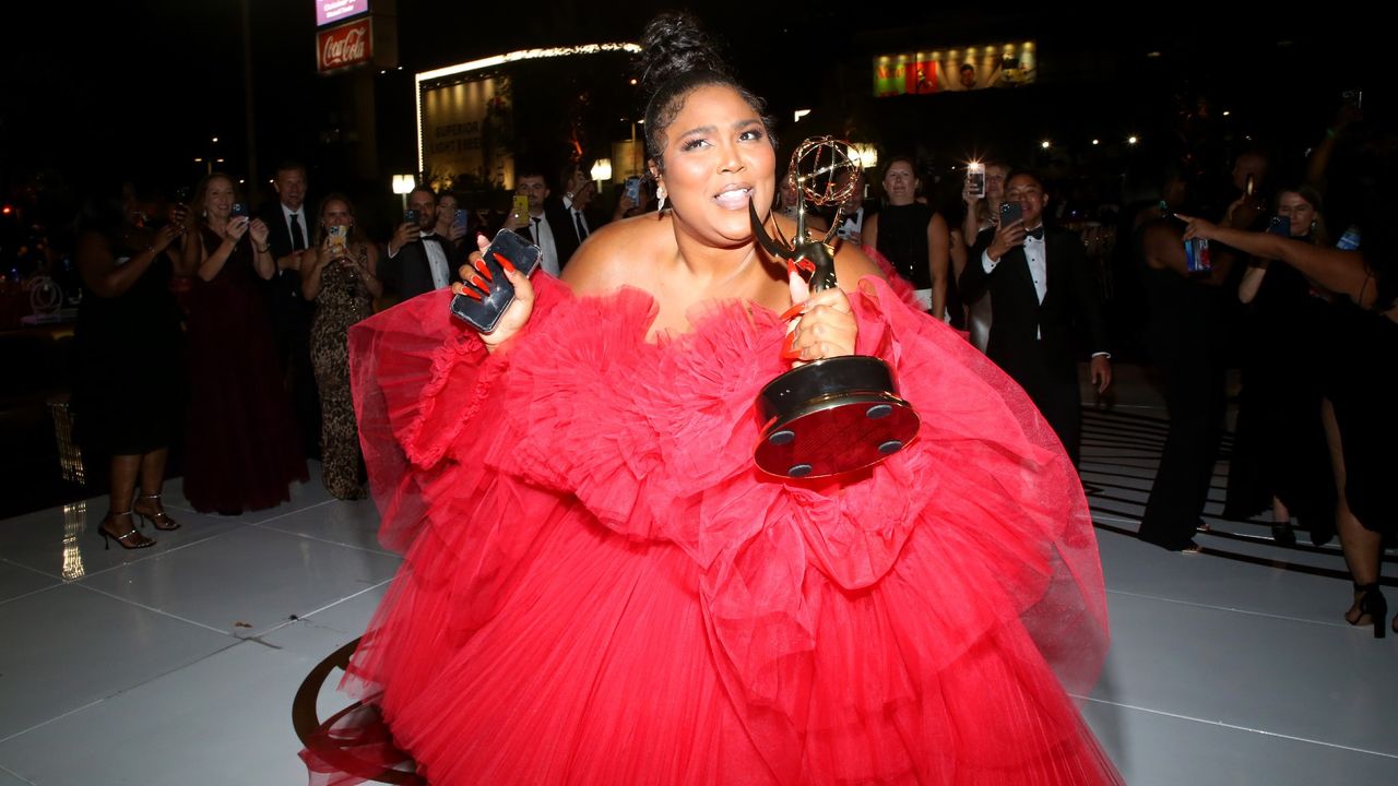 Lizzo at the 2022 Emmys