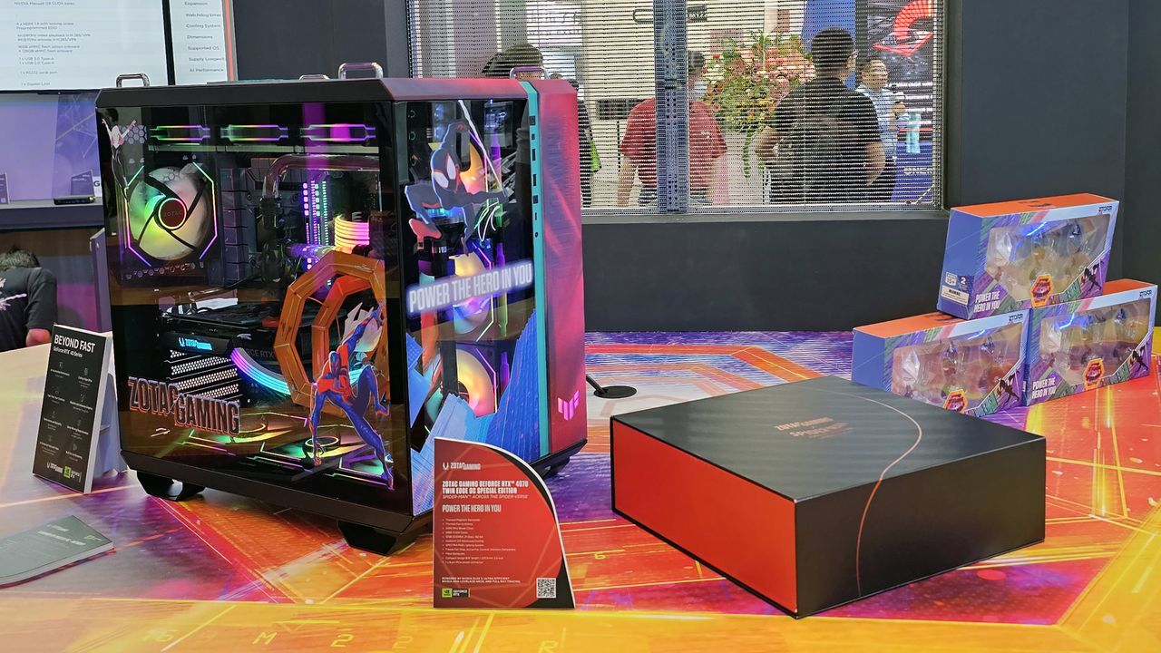 Zotac Shows Off Mini PC with Solid-State Cooling and Spider-Man