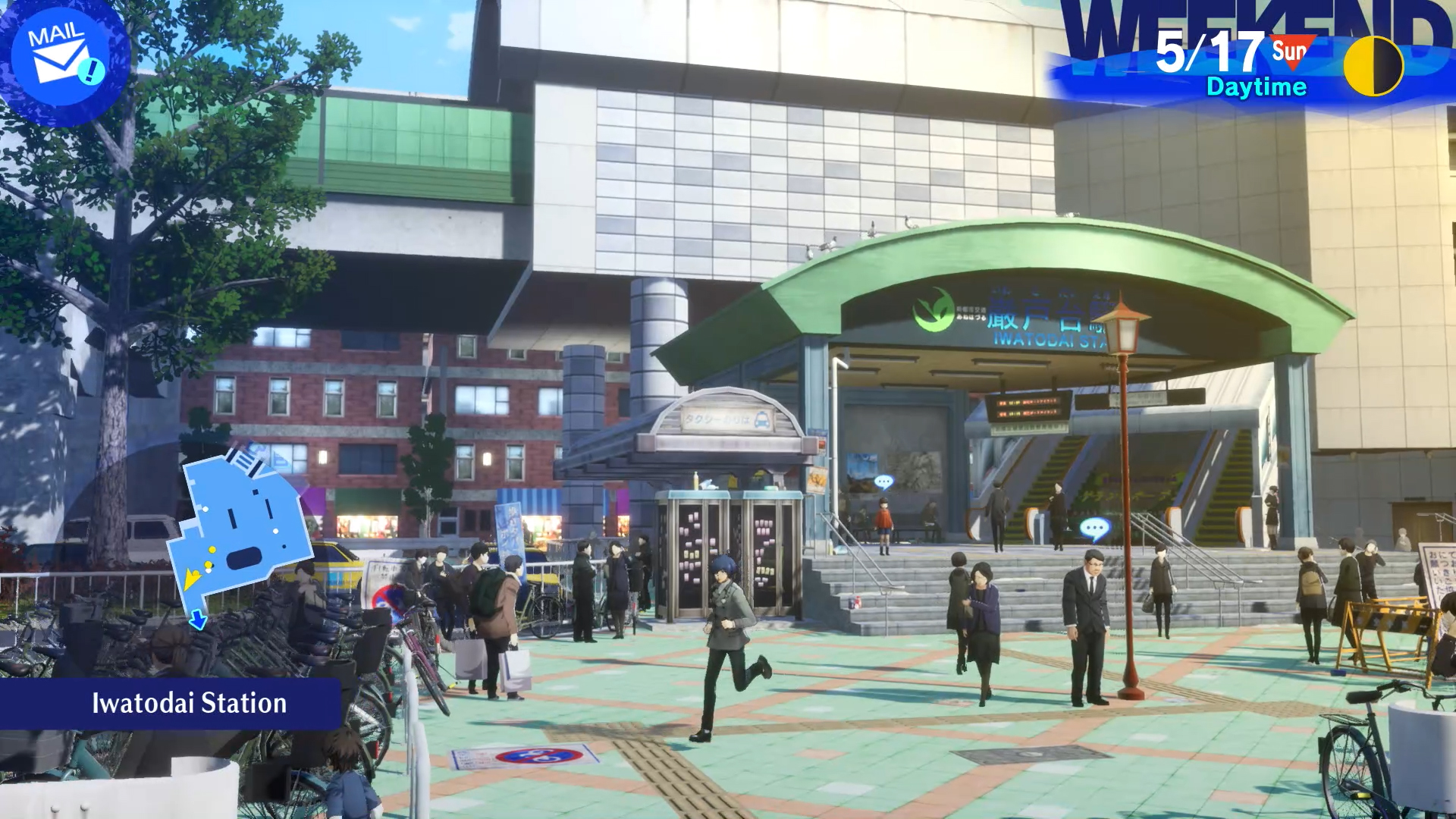 In one of the best third-person RPGs, Persona 3 Reload, the protagonist runs through Iwatodai Station