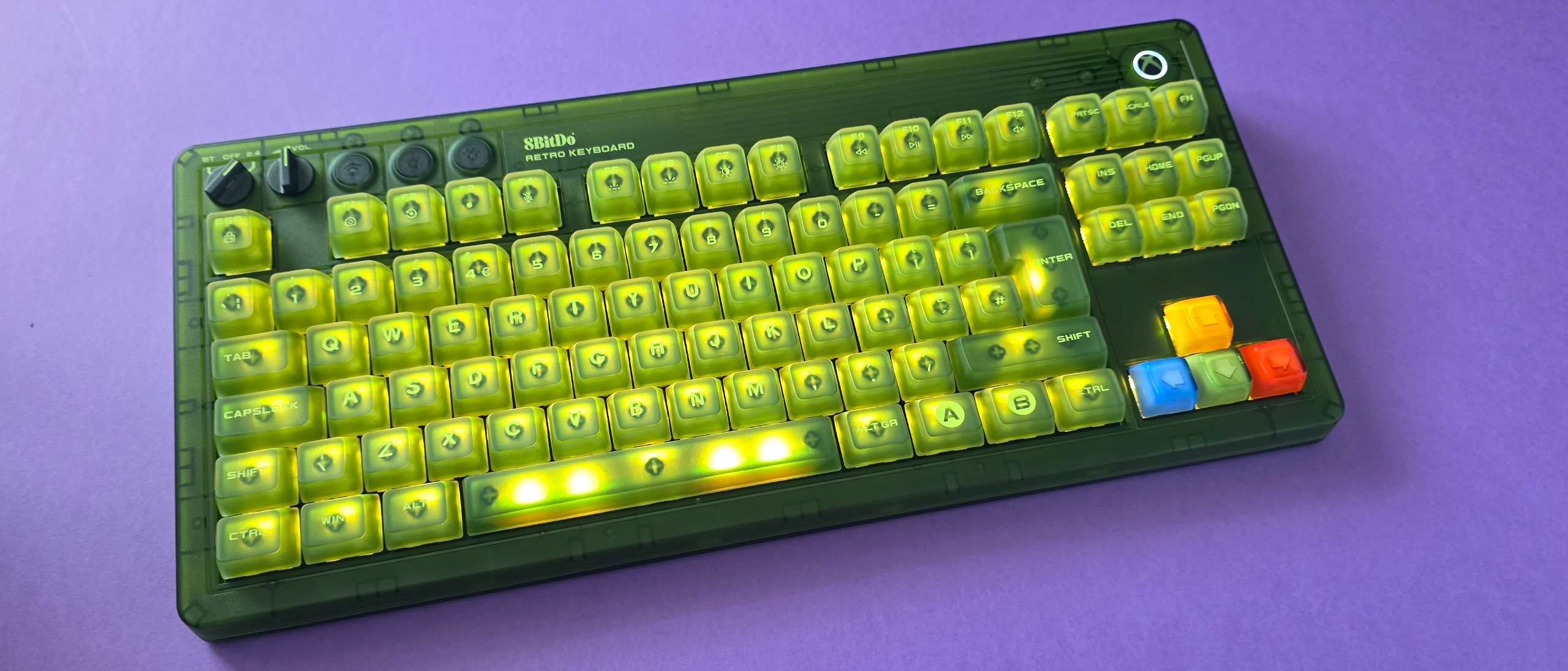 Green keyboard