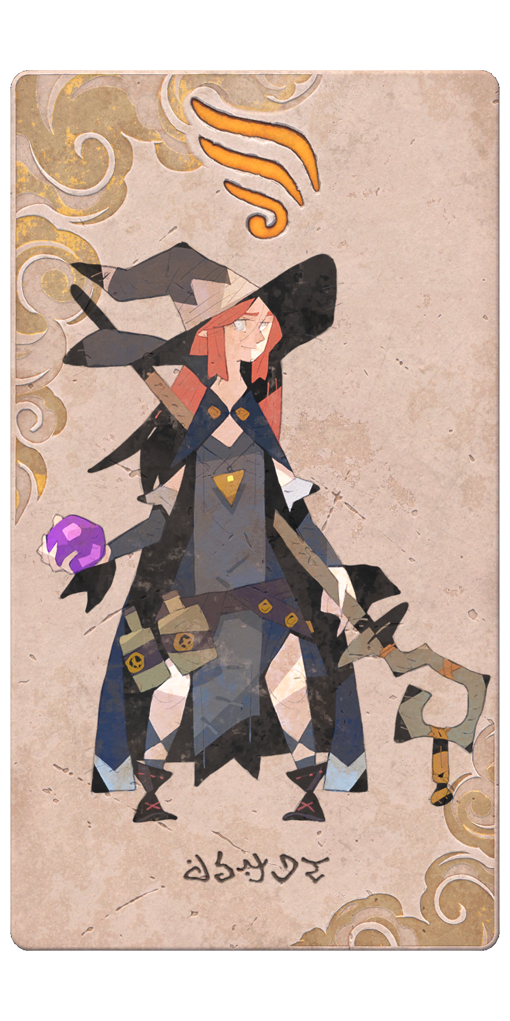 Witch character art