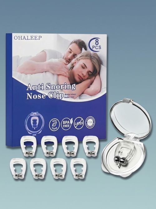 OHALEEP Silicone Anti-Snoring Nose Clip