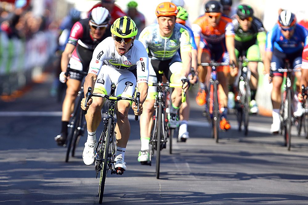 Jakub Mareczko (Southeast) wins the bunch sprint
