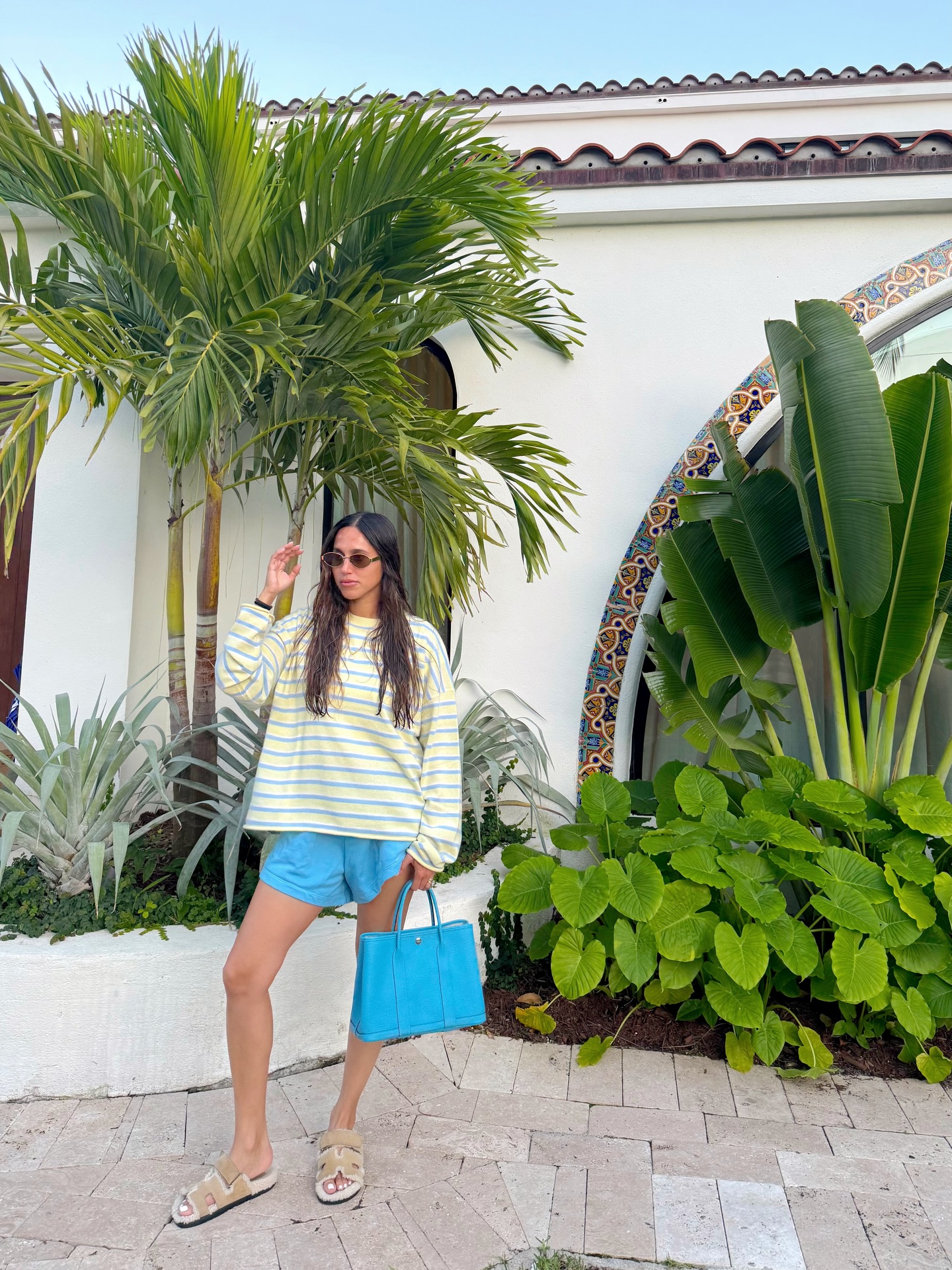 An image of a woman wearing colorful micro shorts trend summer 2026