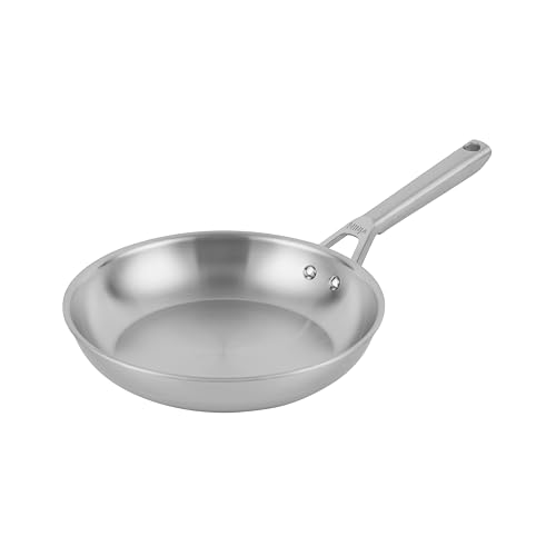 Ninja Everclad Stainless Steel 28cm Frying Pan, Suitable for All Hob Types Including Induction, Oven Safe to 300&amp;deg;c, Full Induction Base, C90028eui