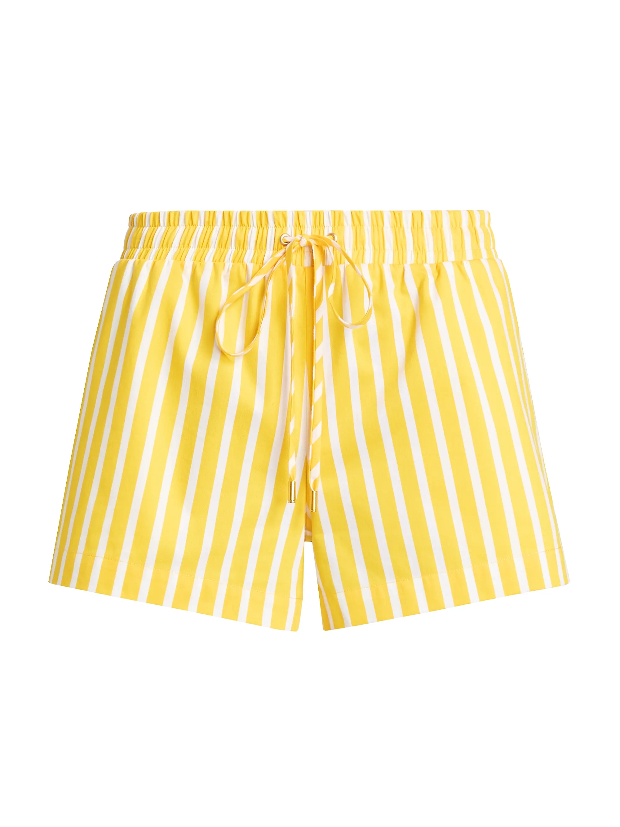 Royce Striped Cotton-Blend Drawstring Shorts
