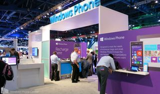 Microsoft WPC 2013 Windows Phone booth