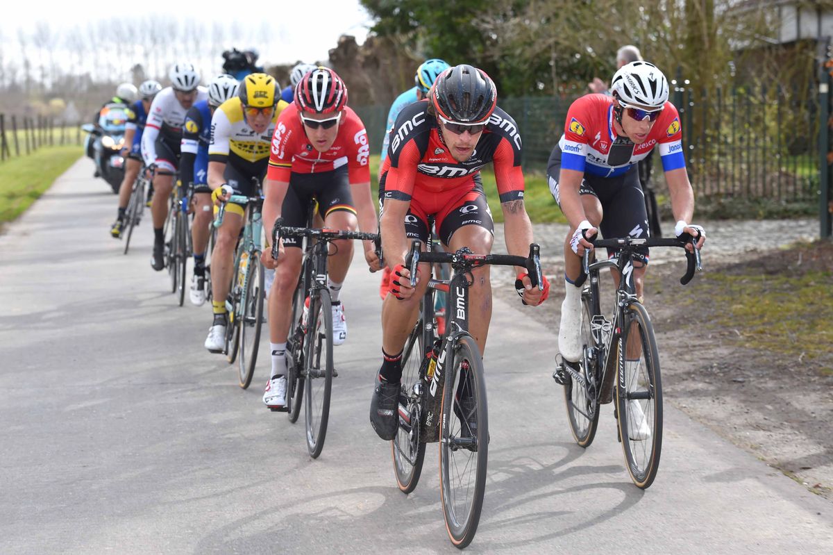 The split with Daniel Oss and Niki Terpstra