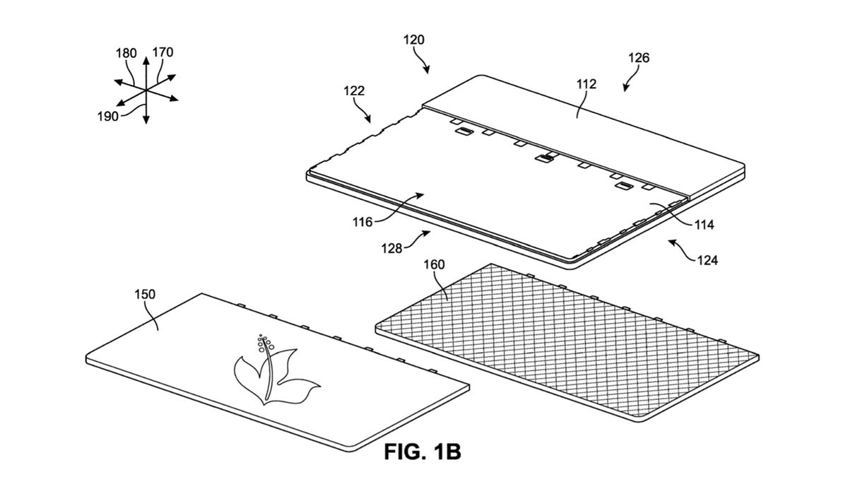 Microsoft Surface Patent Showing Interchangeable Lids