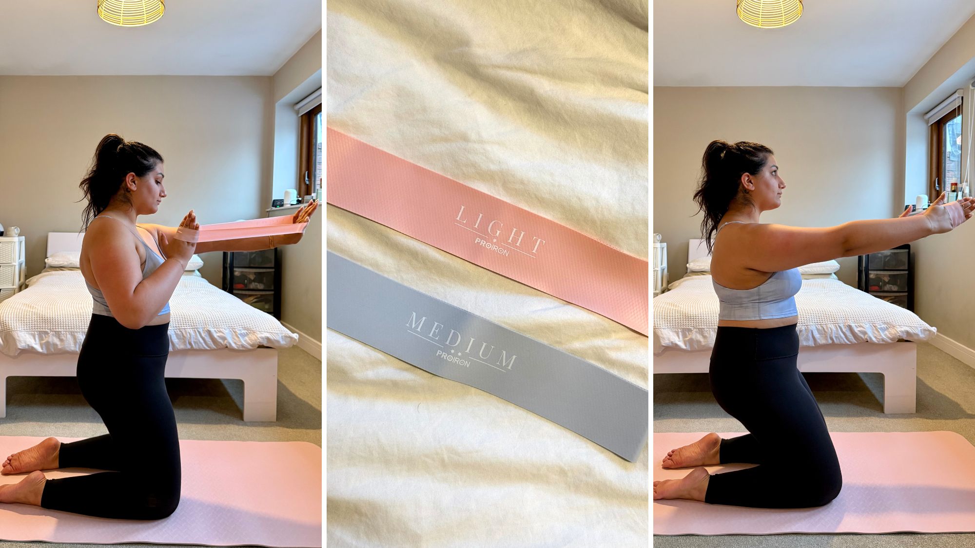 Health writer Nishaa trying resistance band workouts every day