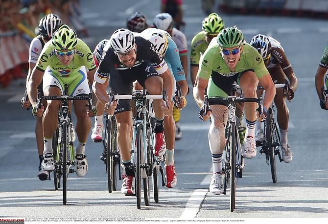 Degenkolb takes the win ahead of Boonen in Logro&ntilde;o