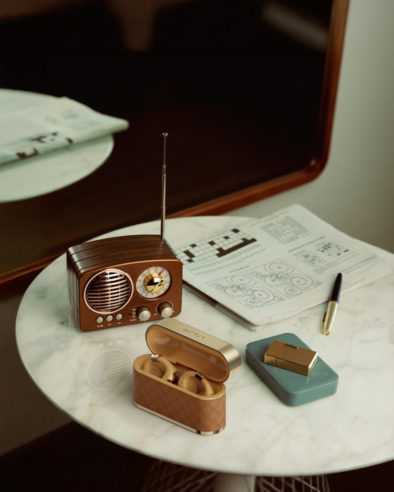 Buttons Clip AI Earbuds