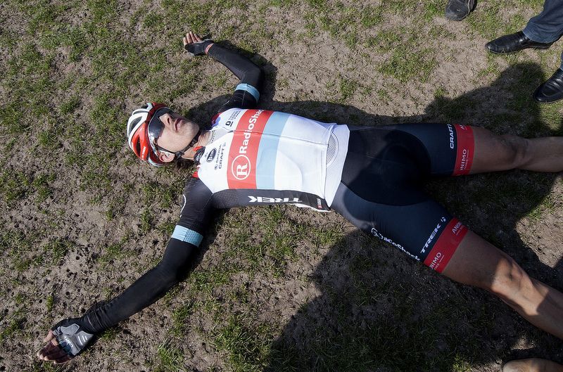 Fabian Cancellara had nothing left in the tank after his 2013 win