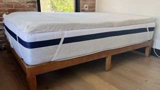 Tempur-Adapt Topper on a bed