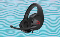 The HyperX Cloud Stinger with microphone
