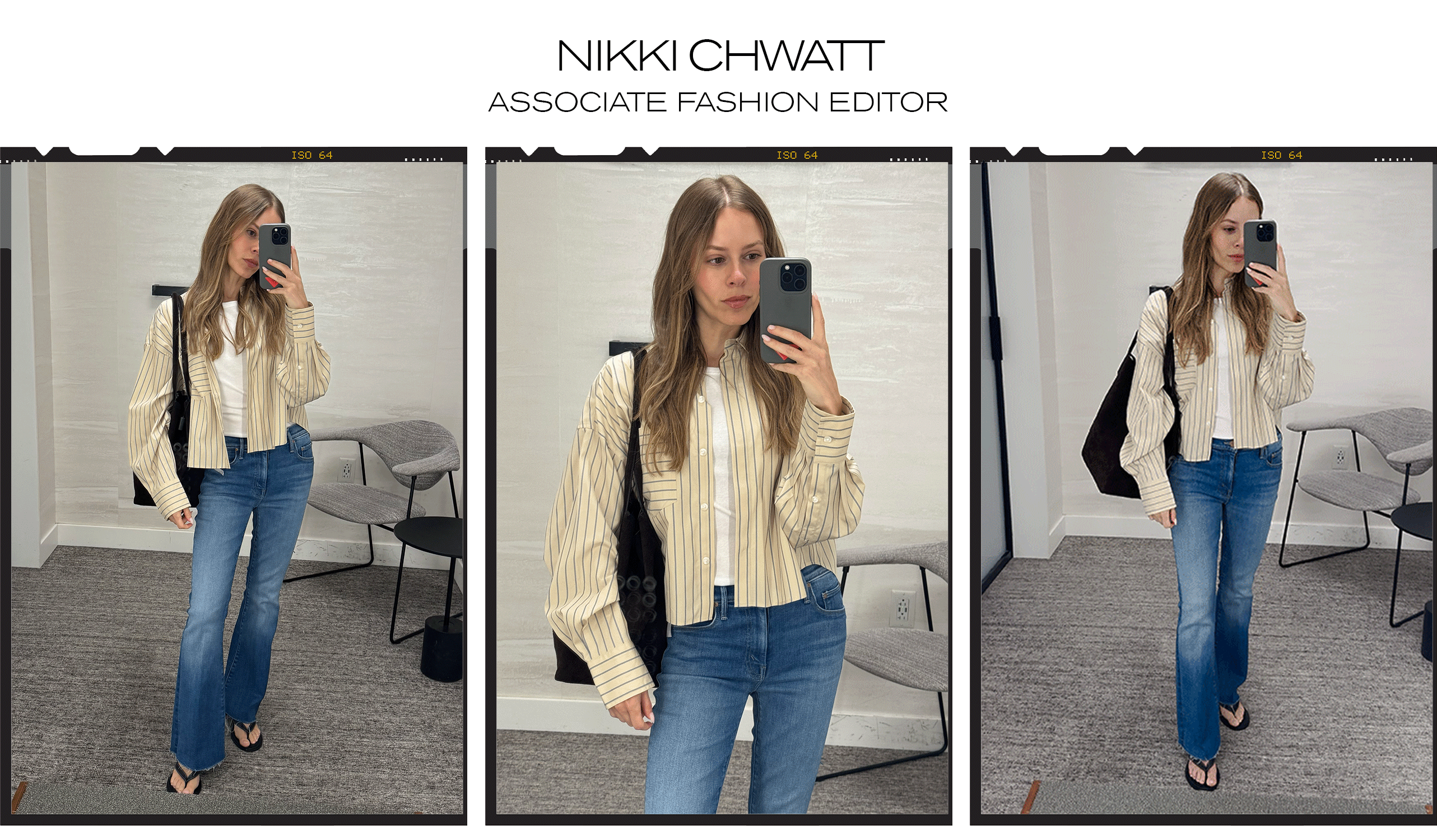 editors trying on nordstrom anniversary sale