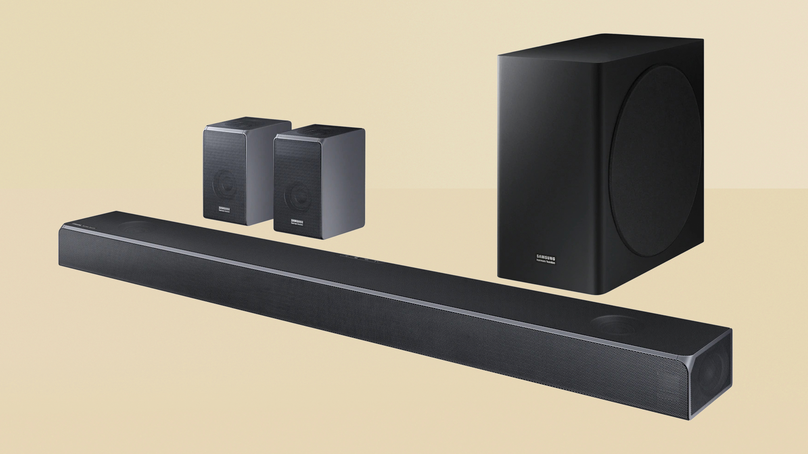 atmos soundbar with rear speakers