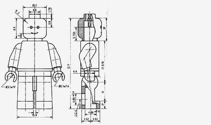 Lego 2024 figure dimensions