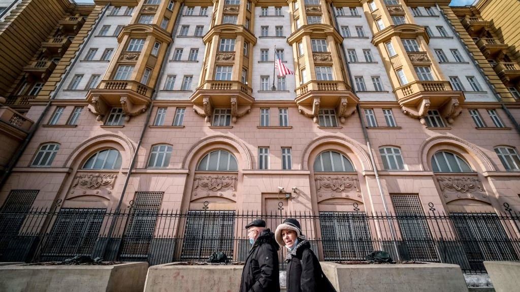 The U.S. Embassy in Moscow.