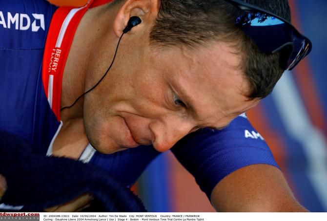 Lance Armstrong at the Dauphine in 2004