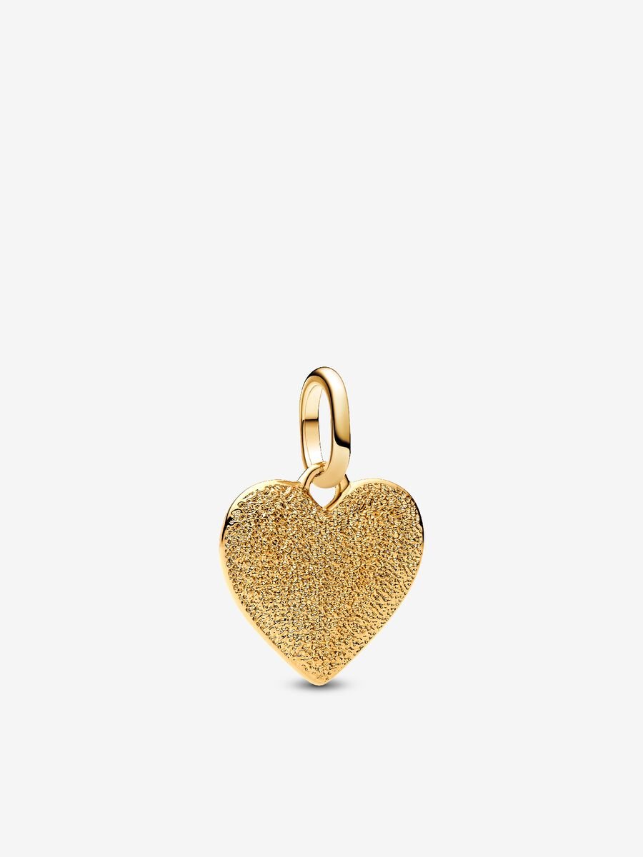 Engravable Heart Medallion Charm