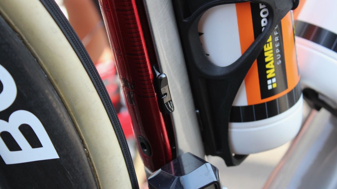 Degenkolb had the IsoSpeed rear at its lowest (most flexing) setting