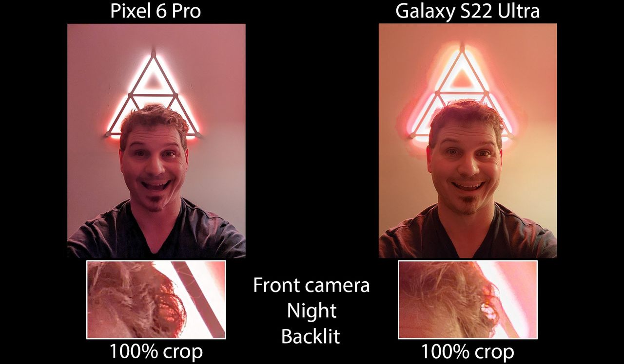 Galaxy S22 Ultra Vs Pixel 6 Pro Front