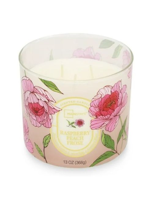 Mainstays 3-Wick Floral Scene Scented Jar Candle