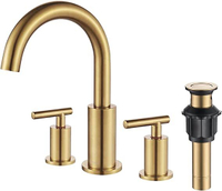 Brushed brass faucet, Amazon