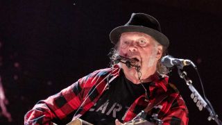 Neil Young onstage