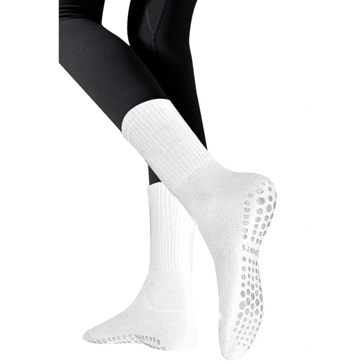 amazon white pilates socks