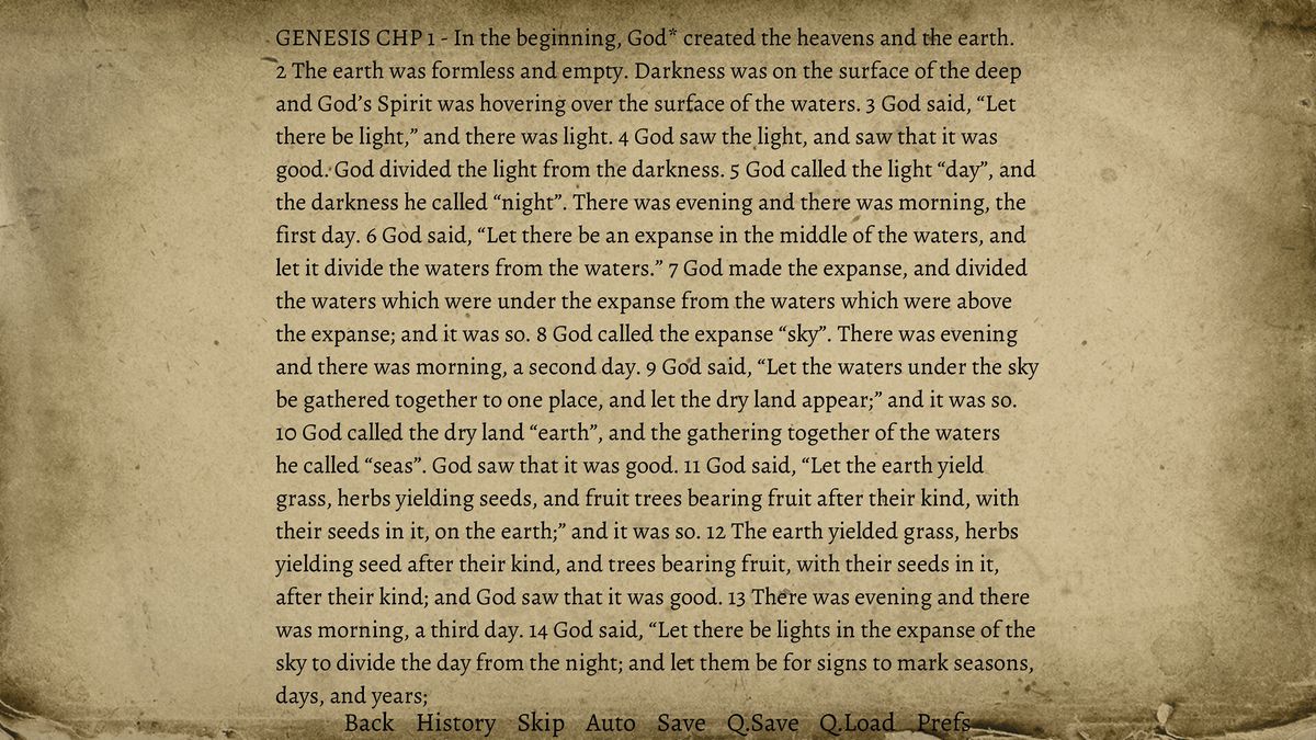 The Bible.