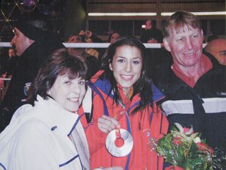 Shelley Rudman ahead of the Sotchi 2014 Winter Olympics